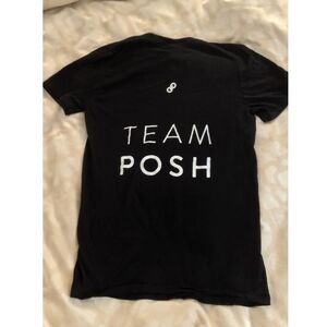 Team Posh Black & White Tee Shirt size small